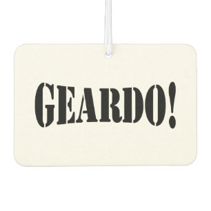 DÉSODORISANT POUR VOITURE GEARDO !
