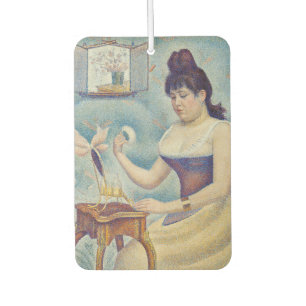 Désodorisant Pour Voiture Georges Seurat - Jeune Femme se Poudrant