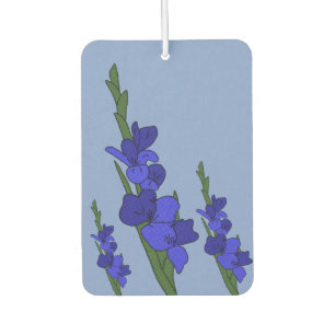 Désodorisant Pour Voiture Gladiole bleue