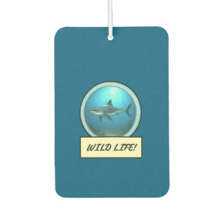 Désodorisant Pour Voiture Grand requin blanc bleu Auto/Camion Air Freshener