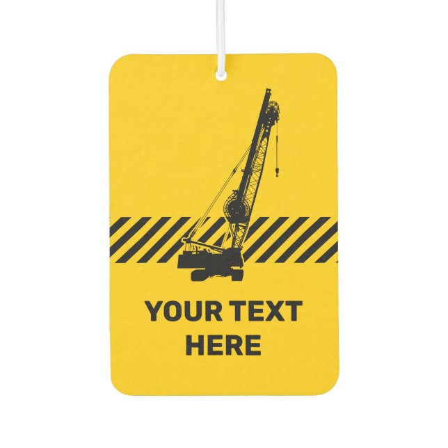 Désodorisant Pour Voiture Grue de construction (Devant)