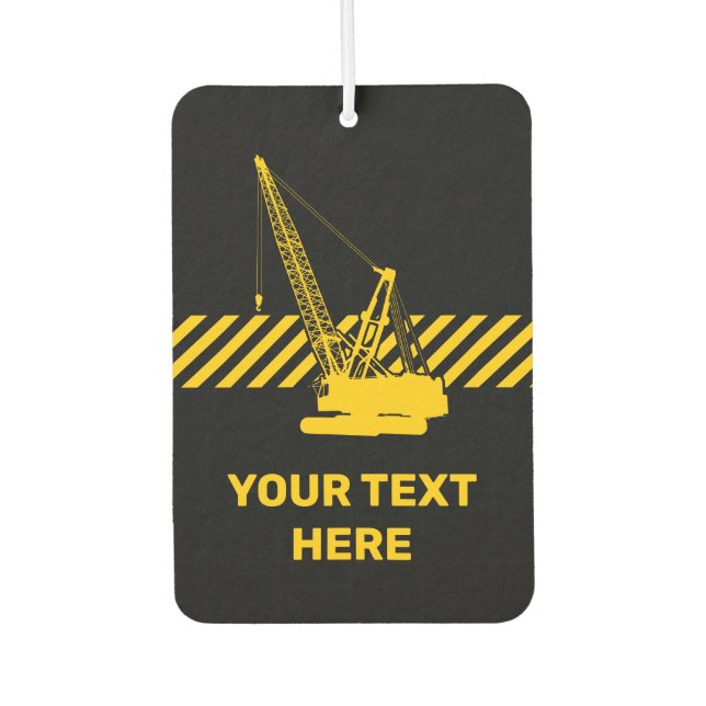 Désodorisant Pour Voiture Grue de construction (Devant)