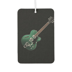 Désodorisant Pour Voiture Guitare Verte Air Freshener
