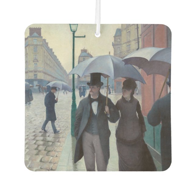 Désodorisant Pour Voiture Gustave Caillebotte - Paris Street ; Rainy Day (Devant)