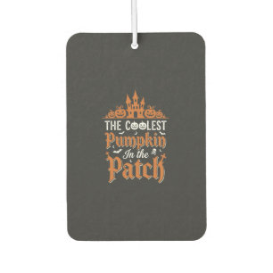 Désodorisant Pour Voiture Halloween Citrouille la plus cool du patch vintage