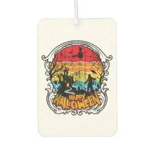 Désodorisant Pour Voiture Halloween Vintage rétro - Halloween Vintage