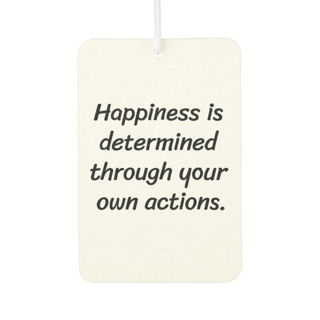 Désodorisant Pour Voiture Happiness Air Freshener (Devant)