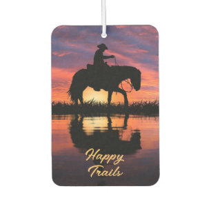 DÉSODORISANT POUR VOITURE HAPPY TRAILS COWBOY