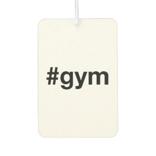 Désodorisant Pour Voiture Hashtag GYM