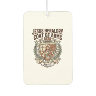 Désodorisant Pour Voiture Héraldique de Jésus Blason Héraldique de Jésus Bla