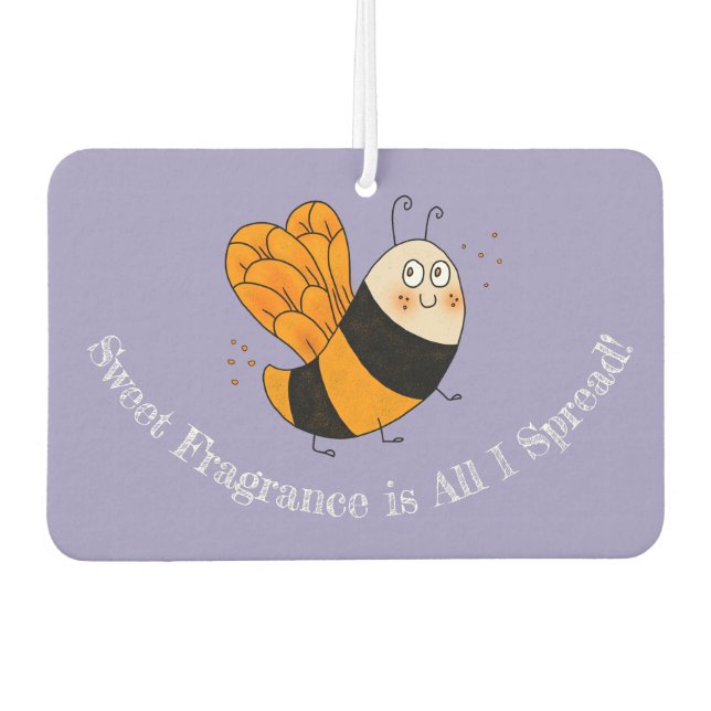 Désodorisant Pour Voiture Honeybee New Car Air Freshener (Devant)
