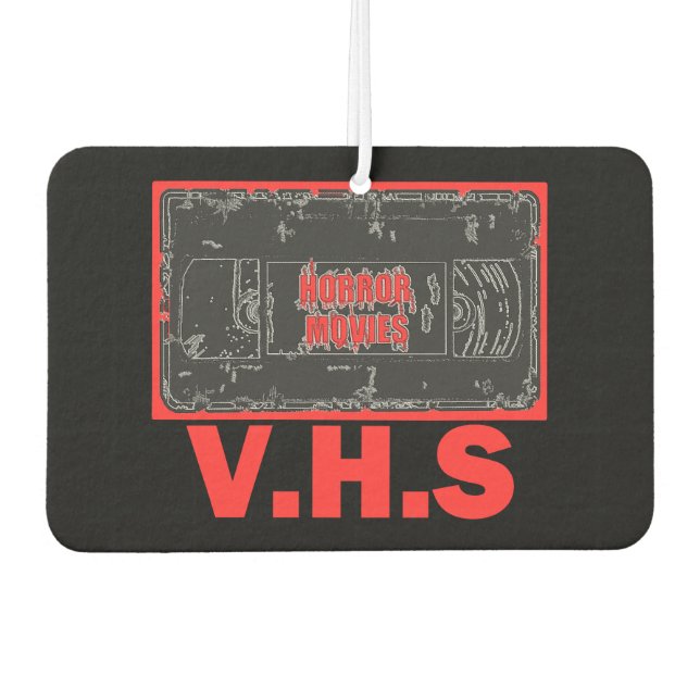 Désodorisant Pour Voiture Horror Movies V.H.S (Devant)