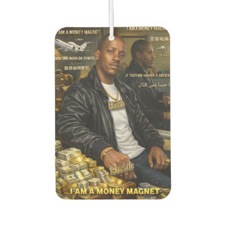 DÉSODORISANT POUR VOITURE I AM A MONEY MAGNET AIR FRESHENERS