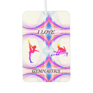 Désodorisant Pour Voiture "I Love Gymnastique" Air Freshener