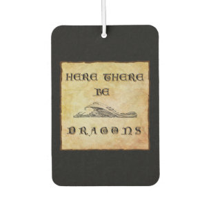 Désodorisant Pour Voiture Ici Il Y A Des Dragons