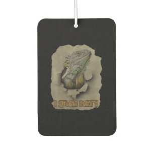 Désodorisant Pour Voiture Iguana Party, Drôle Je Veux Faire La Fête, Iguana