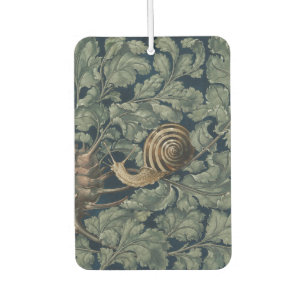 Désodorisant Pour Voiture Illustration Art Nouveau Vintage Escargot Botaniqu