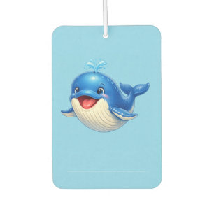 Désodorisant Pour Voiture Illustration de baleine mignonne aux grands yeux A