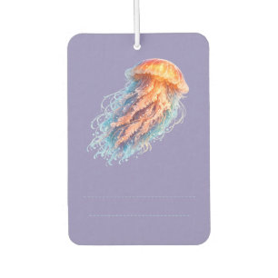 Désodorisant Pour Voiture Illustration de méduse élégante, fantaisie océaniq