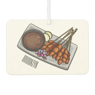 Désodorisant Pour Voiture Illustration de Satay