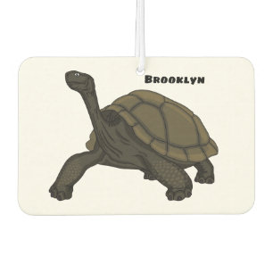 Désodorisant Pour Voiture Illustration de tortue terrestre des Galapagos