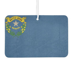 Désodorisant Pour Voiture Illustration grunge de drapeau d'état du Nevada