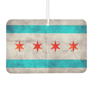 Désodorisant Pour Voiture Indicateur Vintage patiné Chicago