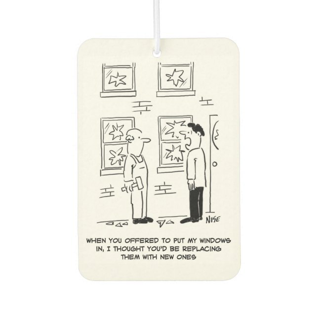 Désodorisant Pour Voiture Installation De Windows. Un Malentendu. (Devant)