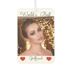 Désodorisant Pour Voiture J'aime ma petite amie Air Freshener