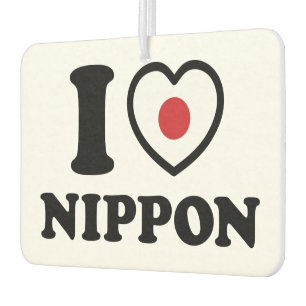 DÉSODORISANT POUR VOITURE JE COEUR [AMOUR] NIPPON