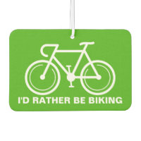 Je préférerais faire du vélo drôle logo voiture ai