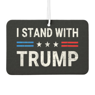 Désodorisant Pour Voiture Je Suis Avec Trump American Flag