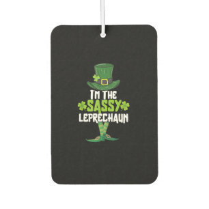Désodorisant Pour Voiture Je suis le Sassy Leprechaun Matching St Patrick's