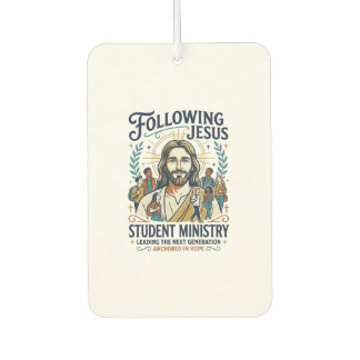 Désodorisant Pour Voiture Jesus Church Merch Youth Camp Style Shirt Faith Ba