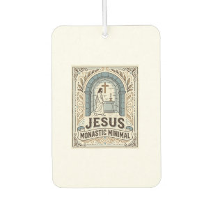 Désodorisant Pour Voiture Jésus Monastique Minimal Jésus Monastique Minimal