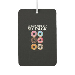 Désodorisant Pour Voiture Jetez un coup d'oeil à Mon Donut Six Pack - Funny
