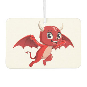 Désodorisant Pour Voiture Joli diable volant de dessin animé