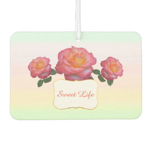 Désodorisant Pour Voiture Jolies fleurs roses