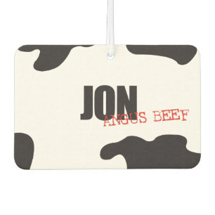 Désodorisant Pour Voiture Jon "Angus Beef" Fraîcheur à air tendance
