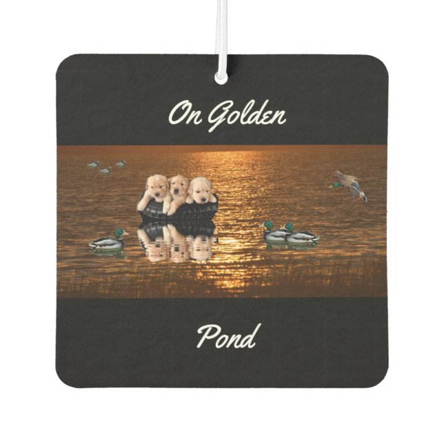 Désodorisant Pour Voiture Jour d'or (Devant)