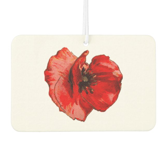 Désodorisant Pour Voiture Jour du Souvenir (Devant)