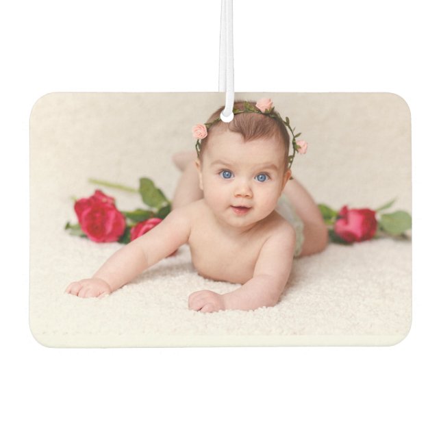 Désodorisant Pour Voiture Joyeuse fête des mères Photo du coeur (Devant)