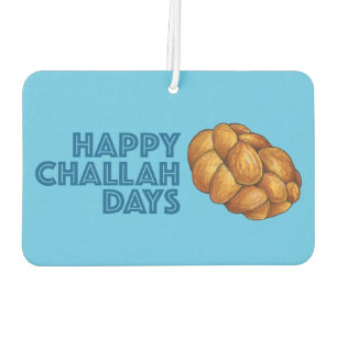Désodorisant Pour Voiture Joyeux Jours de Challah Pain de Fête Hanoukka Chan