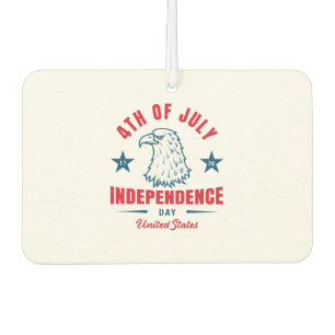 Désodorisant Pour Voiture Juillet Fête de l'Indépendance Chemise 4 Juillet
