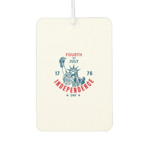 Désodorisant Pour Voiture Juillet Fête de l'Indépendance Chemise 4 Juillet