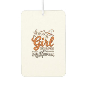 Désodorisant Pour Voiture Juste une fille qui aime le design vectoriel Hallo