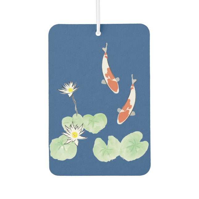 Désodorisant Pour Voiture Koi Pond (Devant)