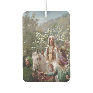 Désodorisant Pour Voiture La Fête de mai de la reine Guinevere (par John Col