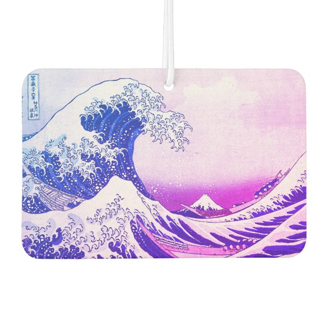 Désodorisant Pour Voiture La Grande Vague Au Large De Kanagawa (Devant)