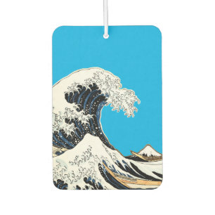 Désodorisant Pour Voiture La Grande Vague au large de Kanagawa Hokusai, art